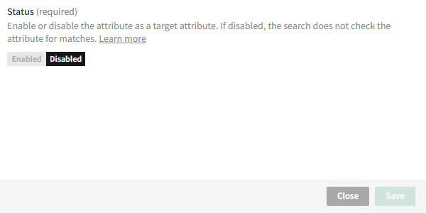 Adding an attribute to the target attributes