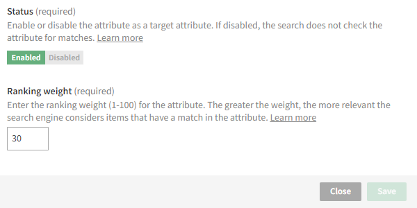 Adding an attribute to the target attributes