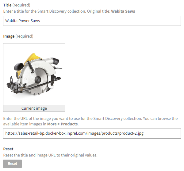 Defining Smart Discovery collection settings